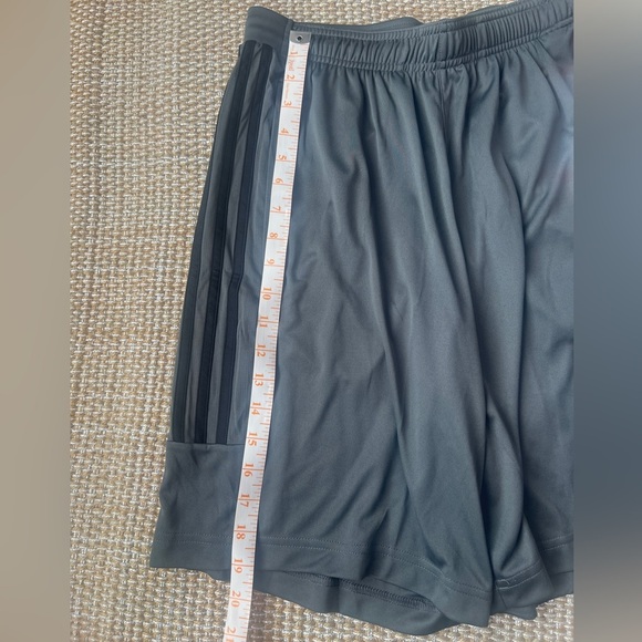 Adidas men’s 3S PES athletic shorts training casual bottoms zippers size M Gray - Picture 15 of 16